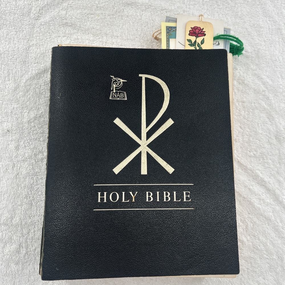 HOLY BIBLE THE NEW AMERICAN BIBLE (NAB) CATHOLIC PRESS FIRST EDITION 1970 Used